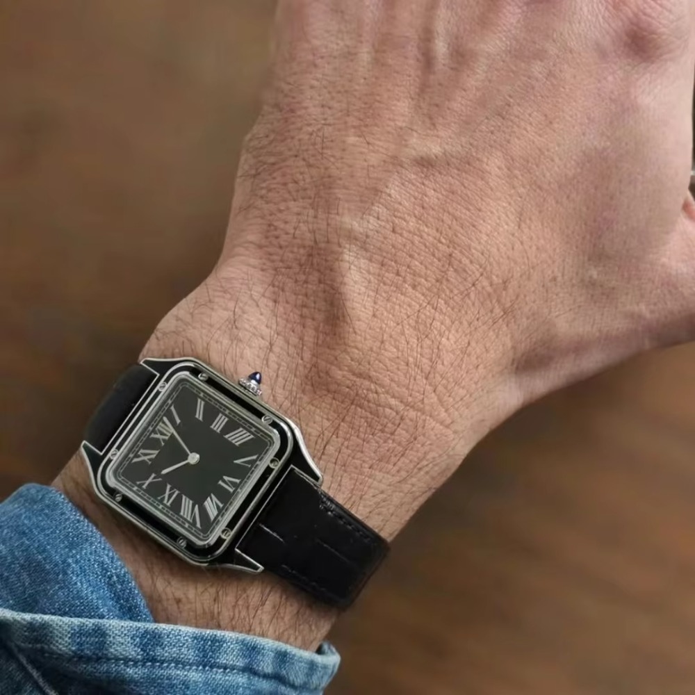 Cartier Watch Santos - Bracelet de montre en cuir de