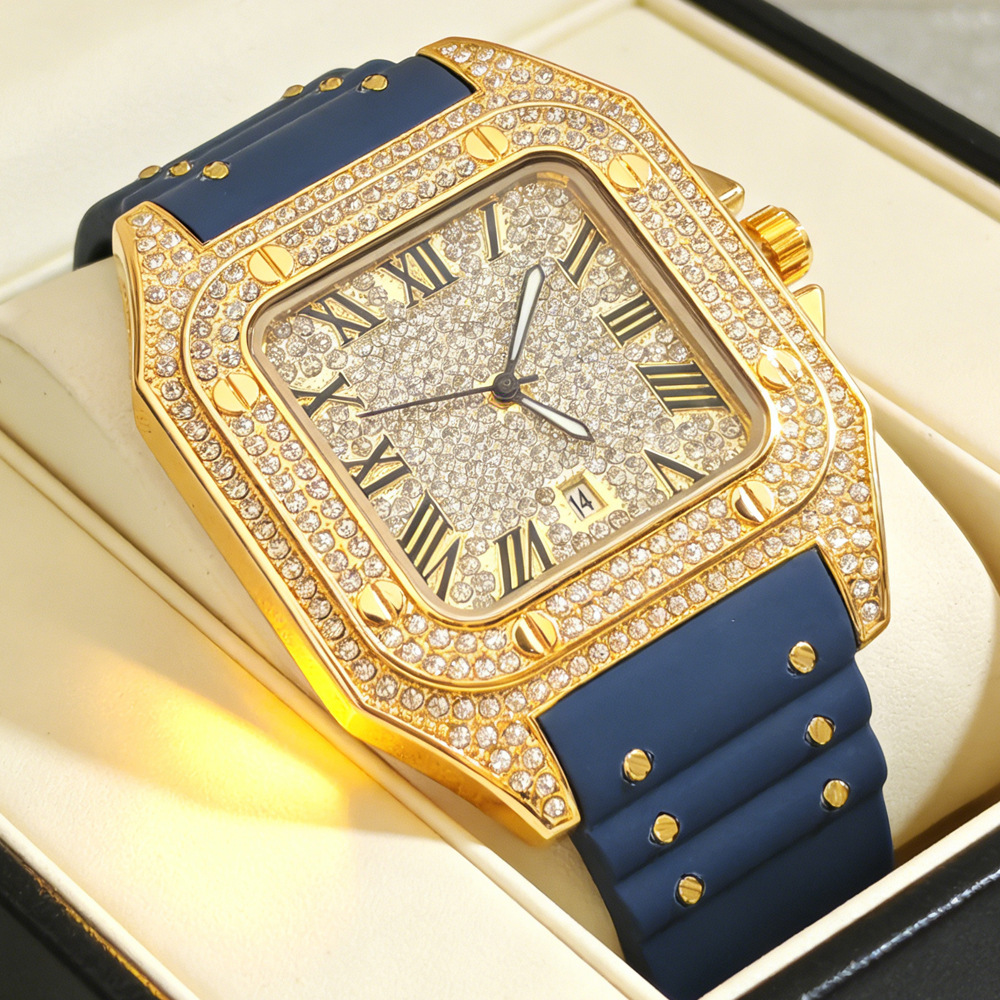 Jewelry Type Watches - Montre à quartz carrée tendance pour