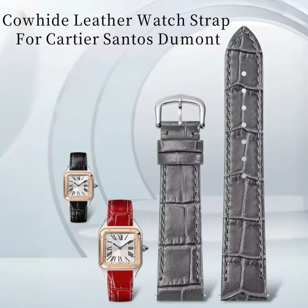 Bracelet de montre en cuir de  - Cartier Watch Santos avis et prix