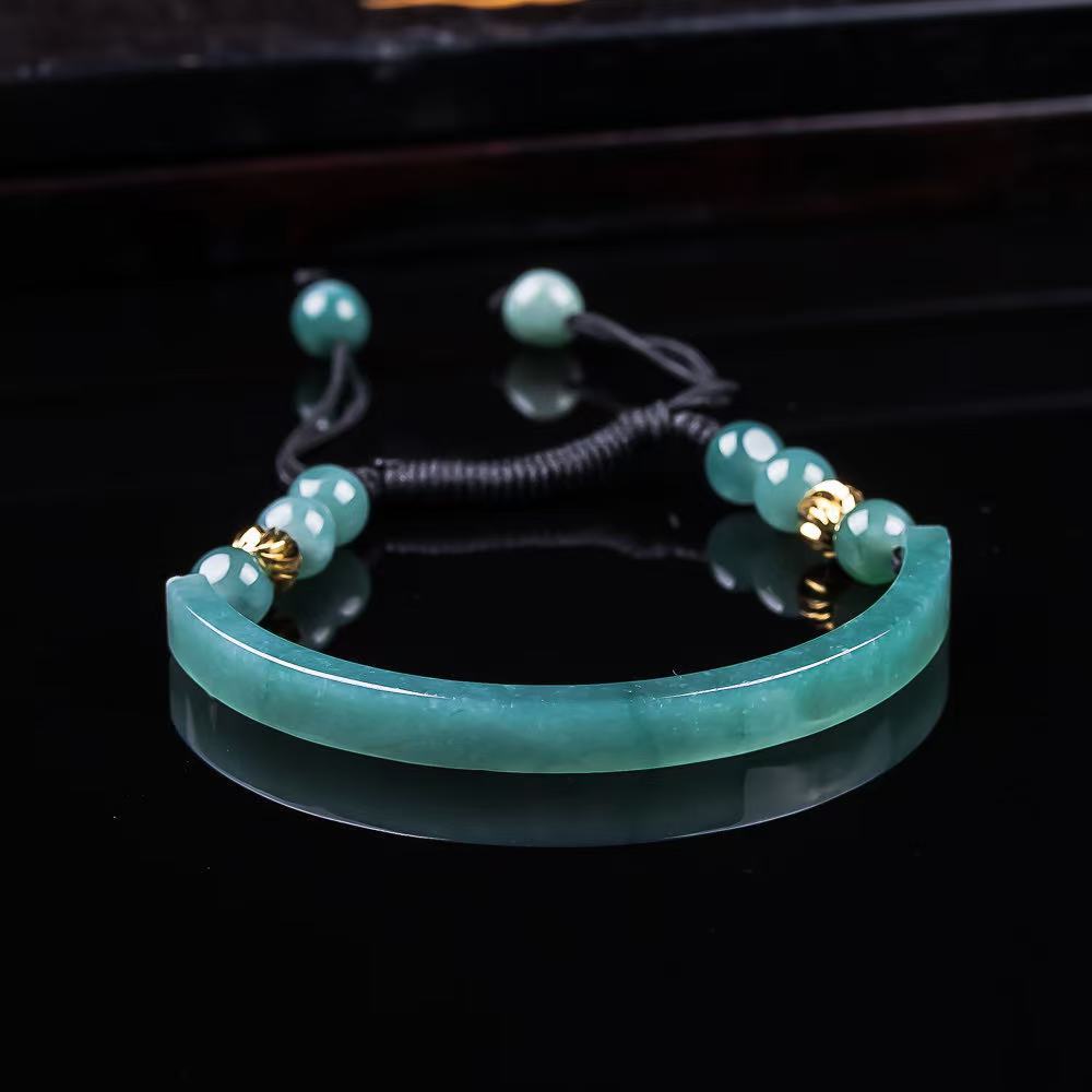 Myanmar jadéite Bracelet acces - Jewelry & Watches Spółka Z Ograniczoną Odpowiedzialnością avis et prix