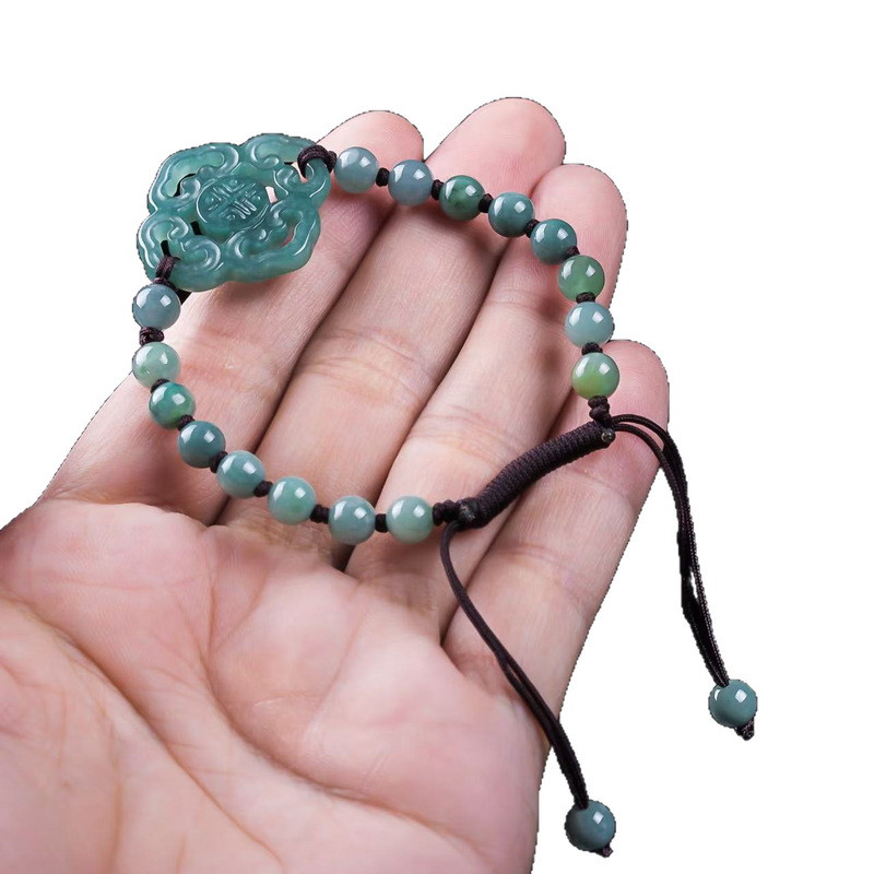 Bracelet en jadéite naturelle  - Jewelry & Watches Spółka Z Ograniczoną Odpowiedzialnością avis et prix