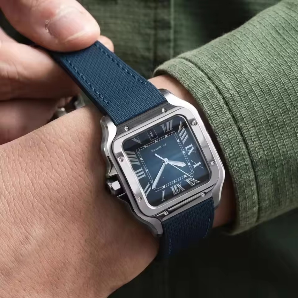 Bracelet de montre en caoutcho - Cartier Watch Santos avis et prix