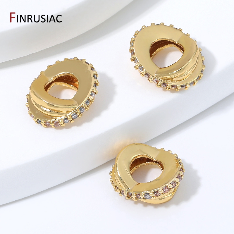 Perles intercalaires torsadées - Gold Plated Ring avis et prix