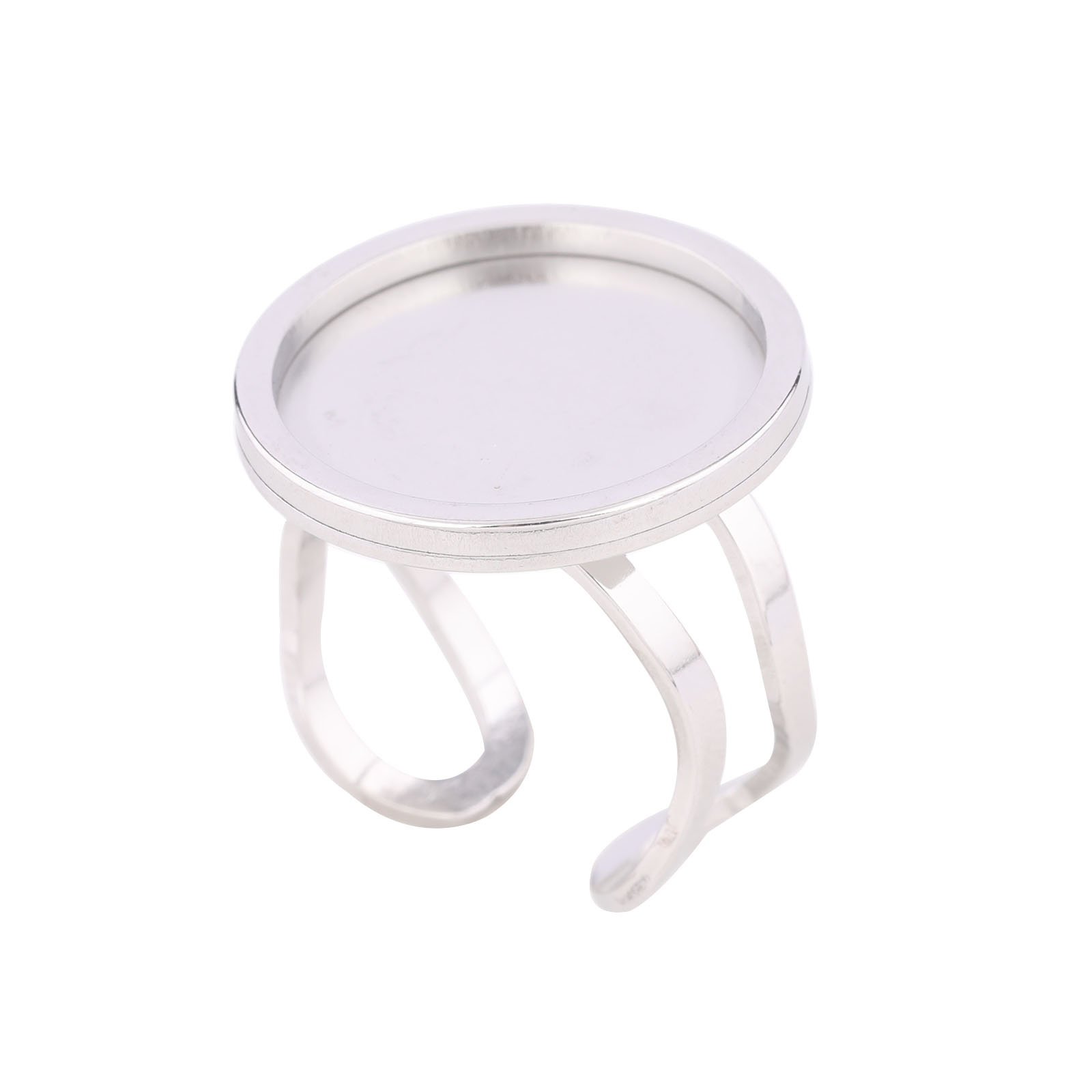 5 pièces 18mm rond Cabochon an - Gold Plated Ring avis et prix